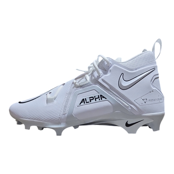 Nike Alpha Menace Pro 3 MID Football Cleats CT6649-109 NEW Men's Size 11.5 - Picture 5 of 8